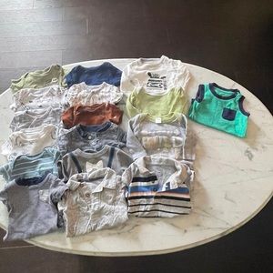 0-3 month baby boy onesies